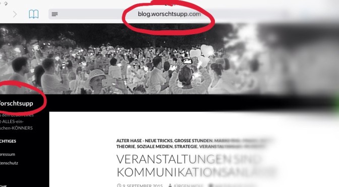 Startseite blog.worschtsupp.com