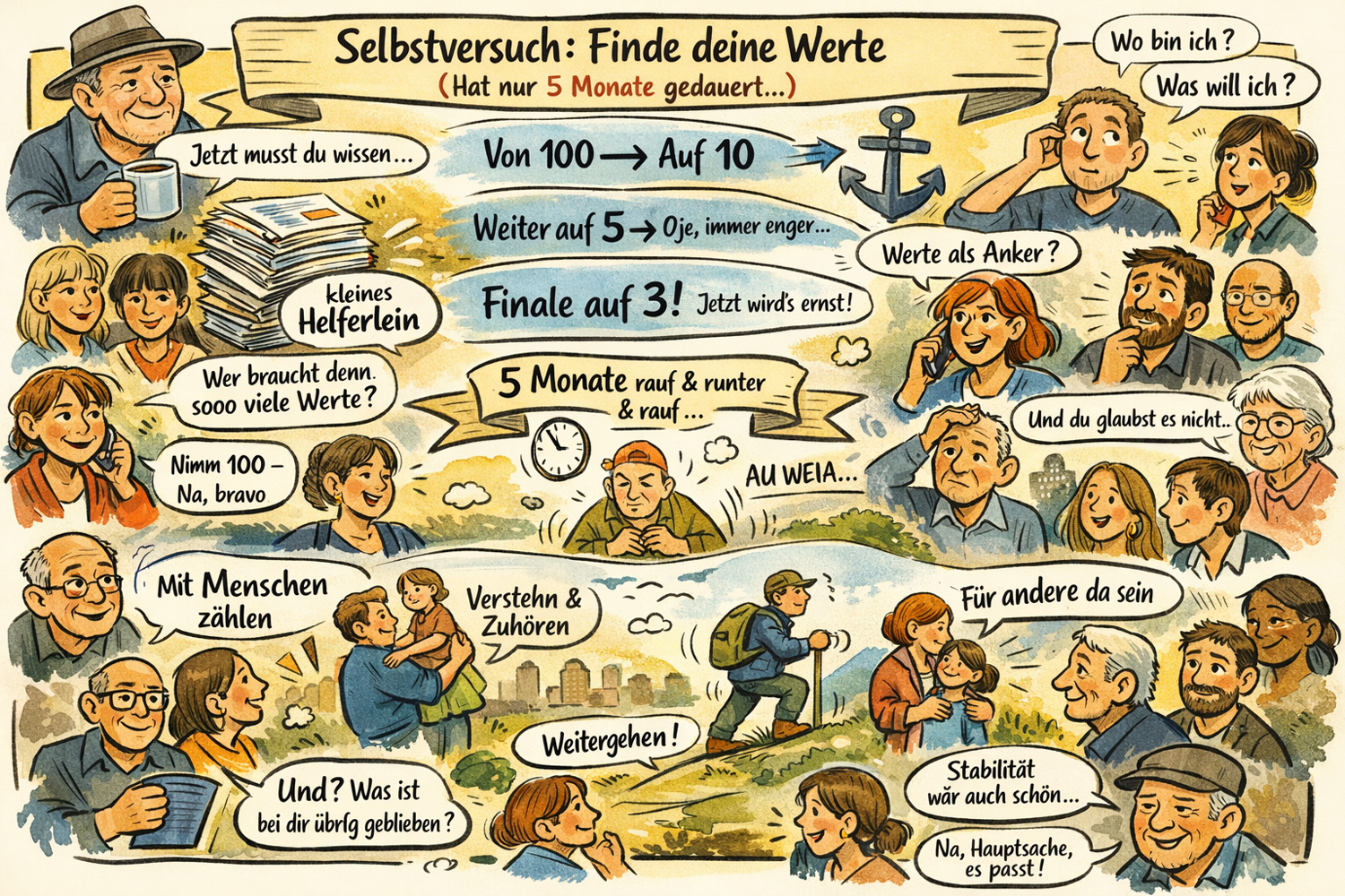 Workshop Selbstversuch: „Finde deine Werte“